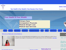 Tablet Screenshot of malireddyfamilymedicine.com